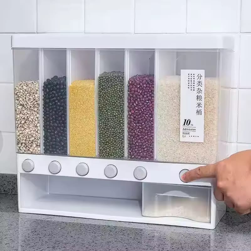 DISPENSADOR 6 EN 1 DE CEREALES Y MENESTRAS CATA