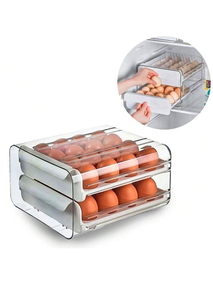 ORGANIZADOR DE HUEVOS ÉLITE 2 NIVELES