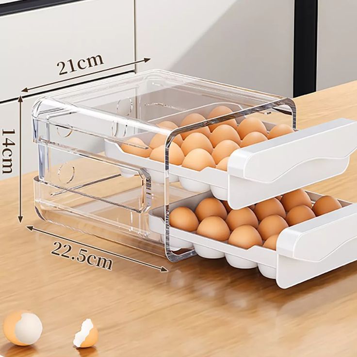 ORGANIZADOR DE HUEVOS ÉLITE 2 NIVELES