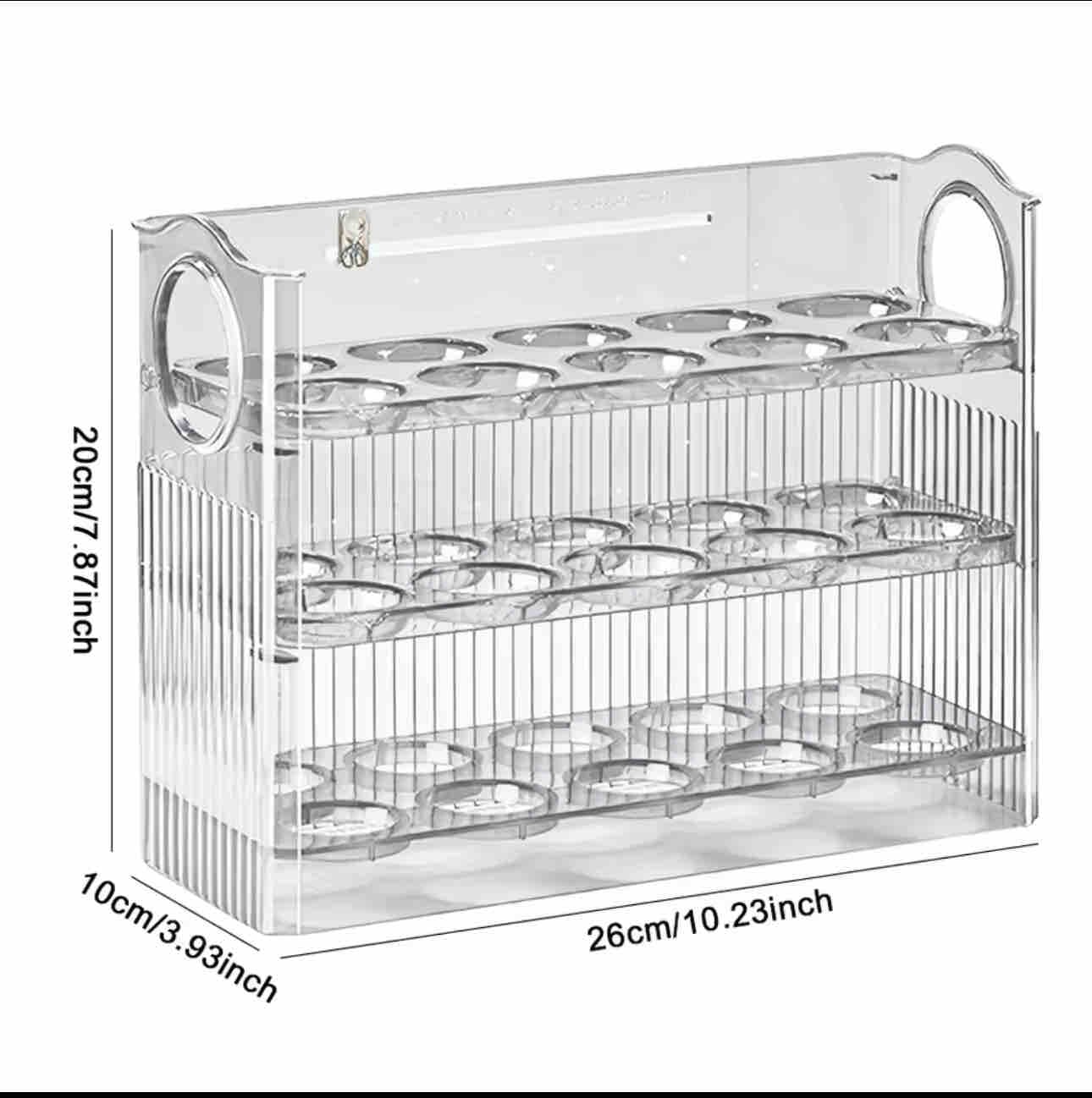 ORGANIZADOR DE HUEVOS PLEGABLE GRECIA