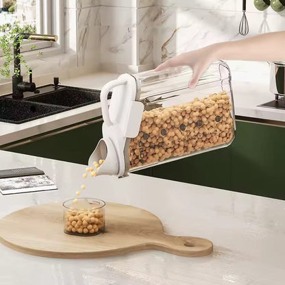CONTENEDOR DE CEREALES Y MENESTRAS CON DISPENSADOR 1.5 KL